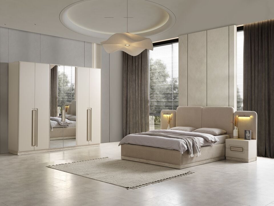 BERNİDO AKKOR VOL1B YATAK ODASI TAKIMI-BAŞLIKLI-SK