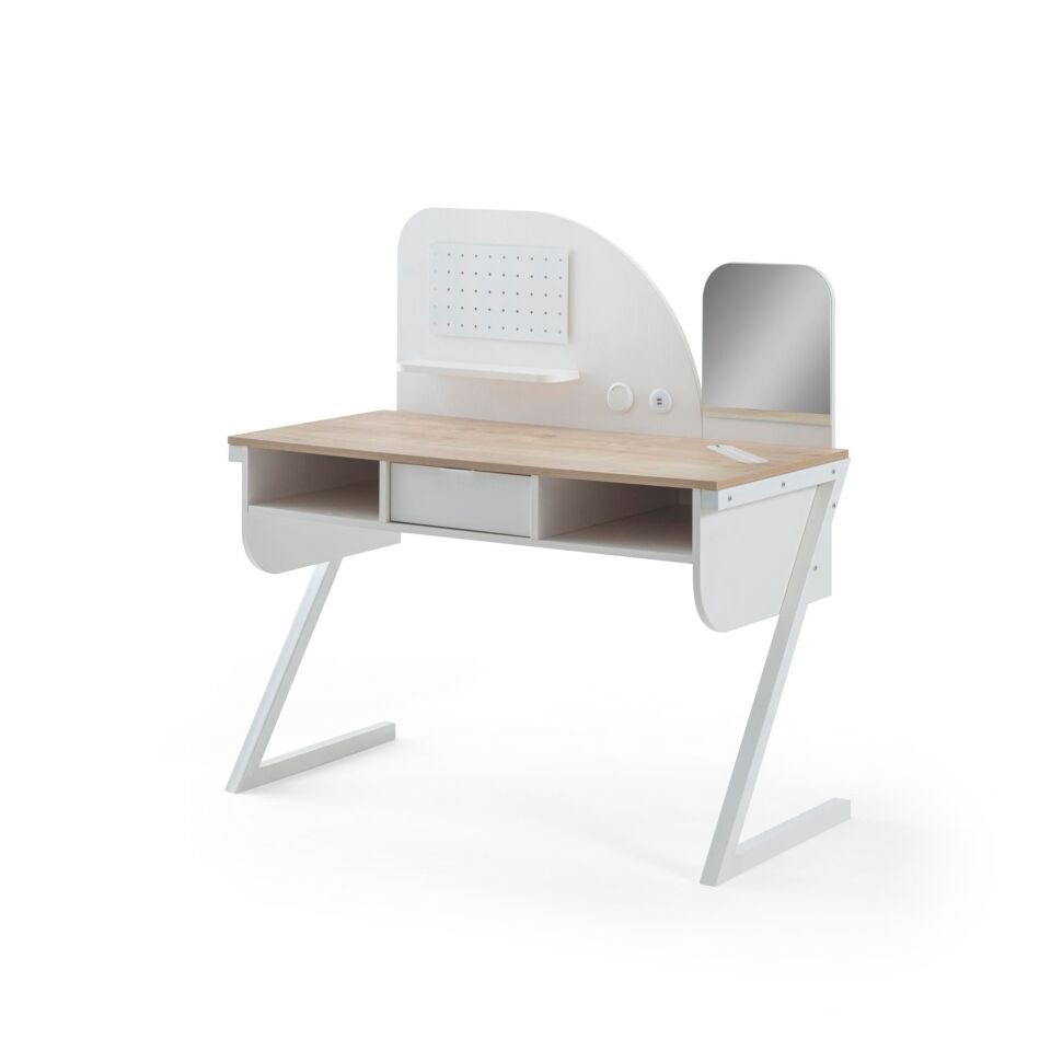 Seven Halikarnas Küçük Çalışma Masası(Üst Aynalı Modül Dahil)