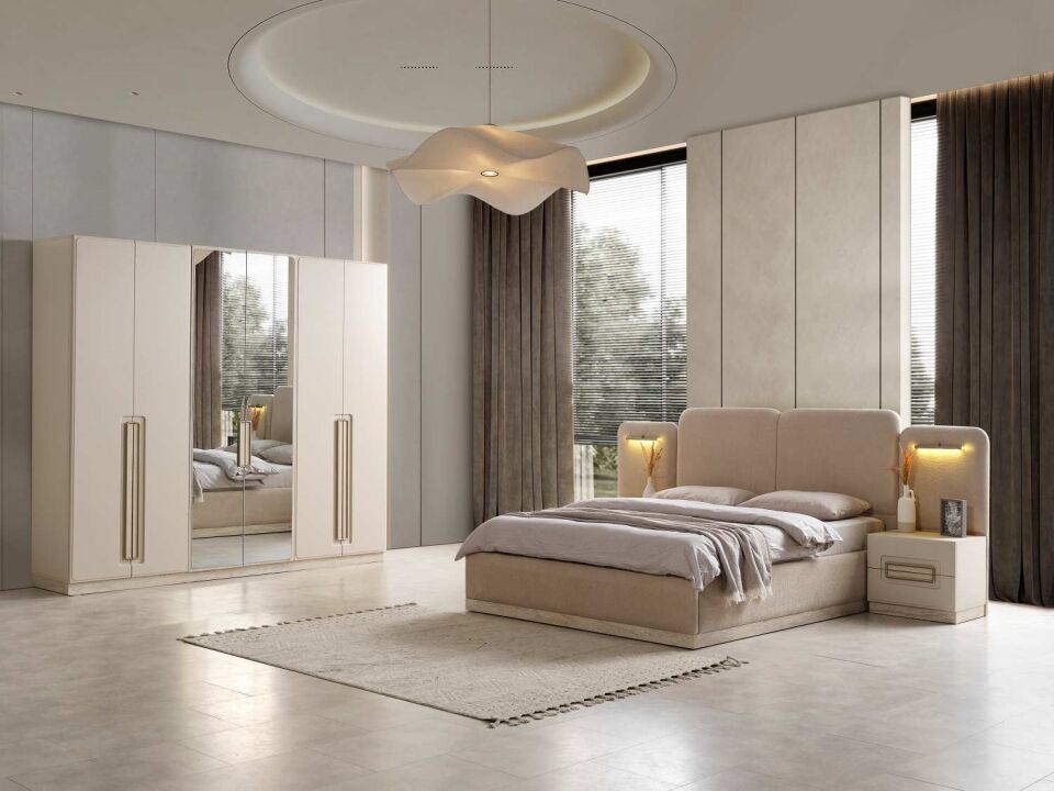 BERNİDO AKKOR VOL1C YATAK ODASI TAKIMI-KARYOLALI