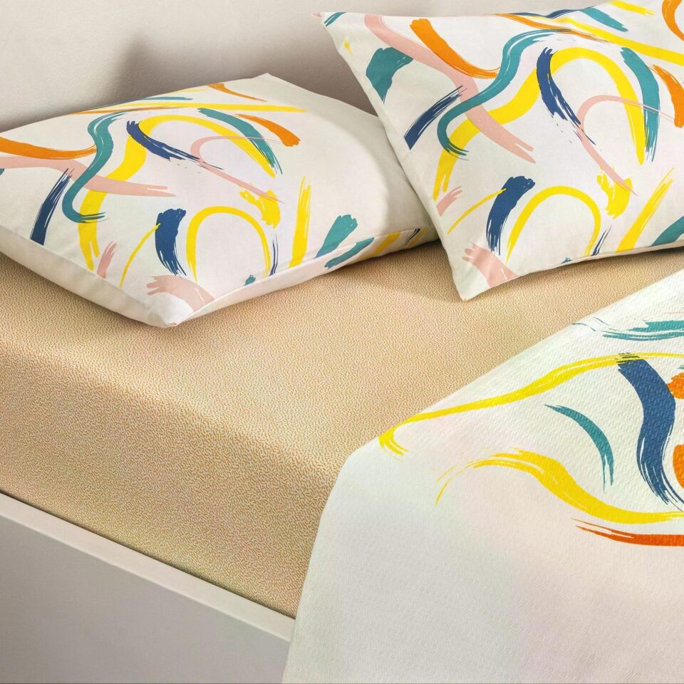 Taç 5059 Tek Kişilik Pike Takımı Zest Turuncu