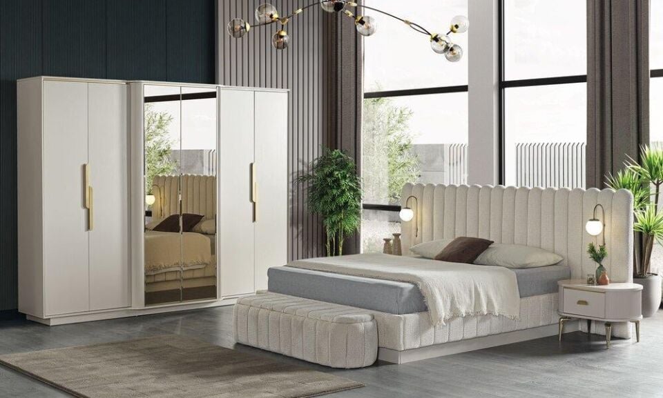 CAPİLON DOLCE YATAK ODASI TAKIMI-BAZALI