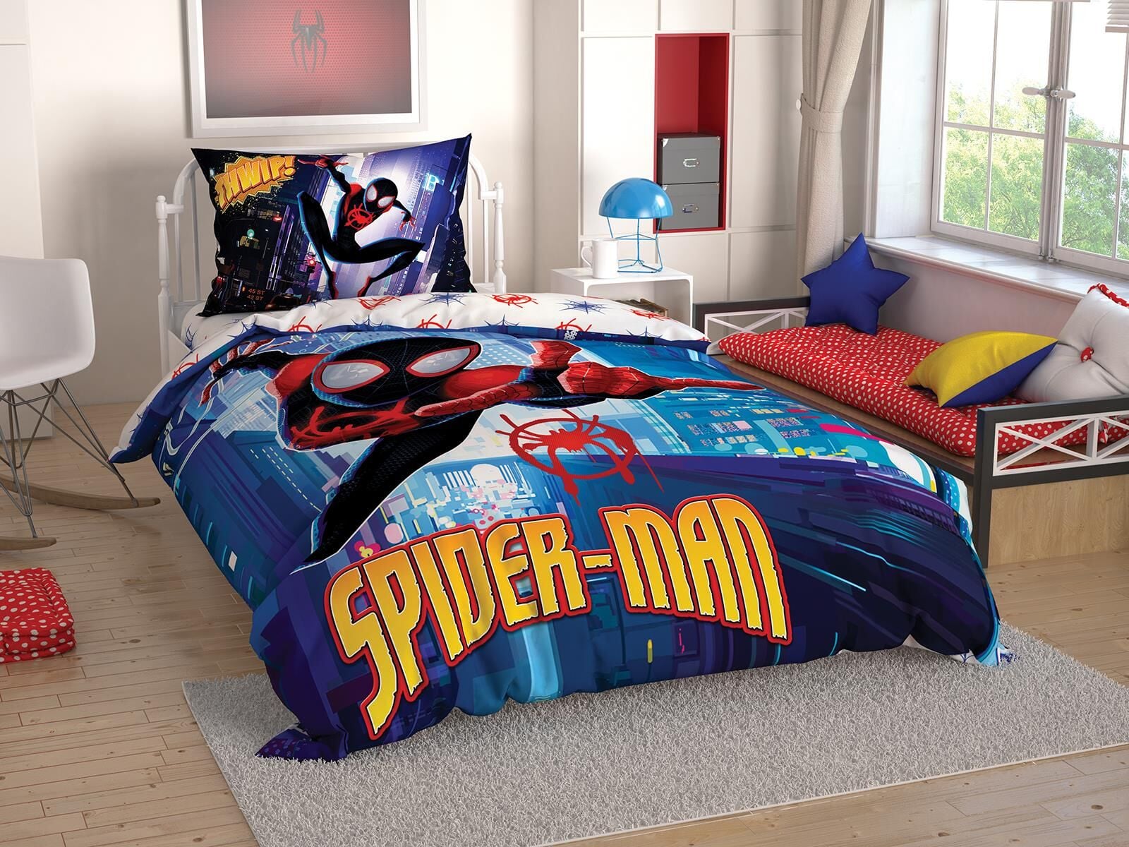 Taç 3607 Lisanslı Nevresim Takımı Spıderman Rıse 100