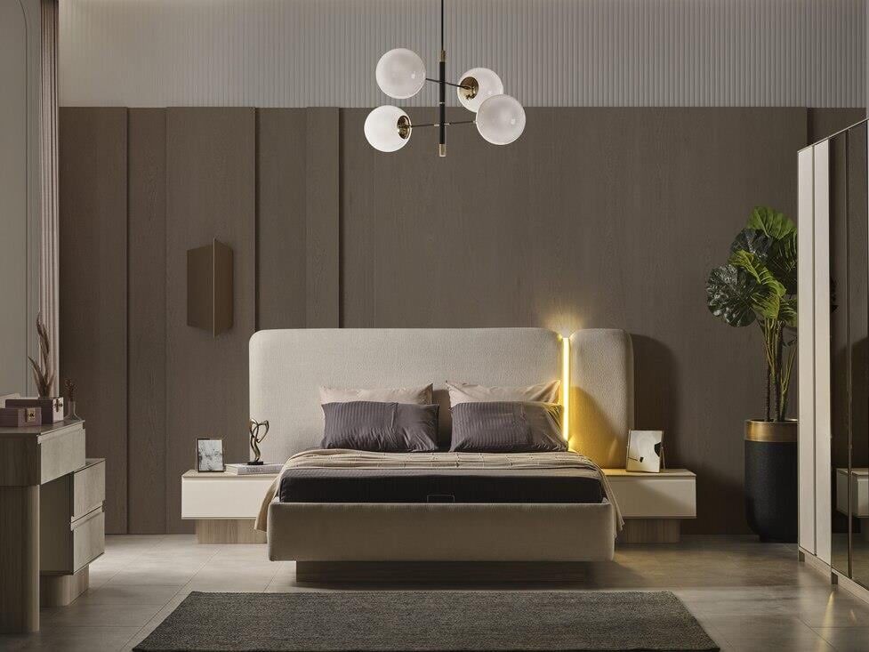 Bige Güneş 160'Lık Bazalı Karyola(Başlık Dahil)