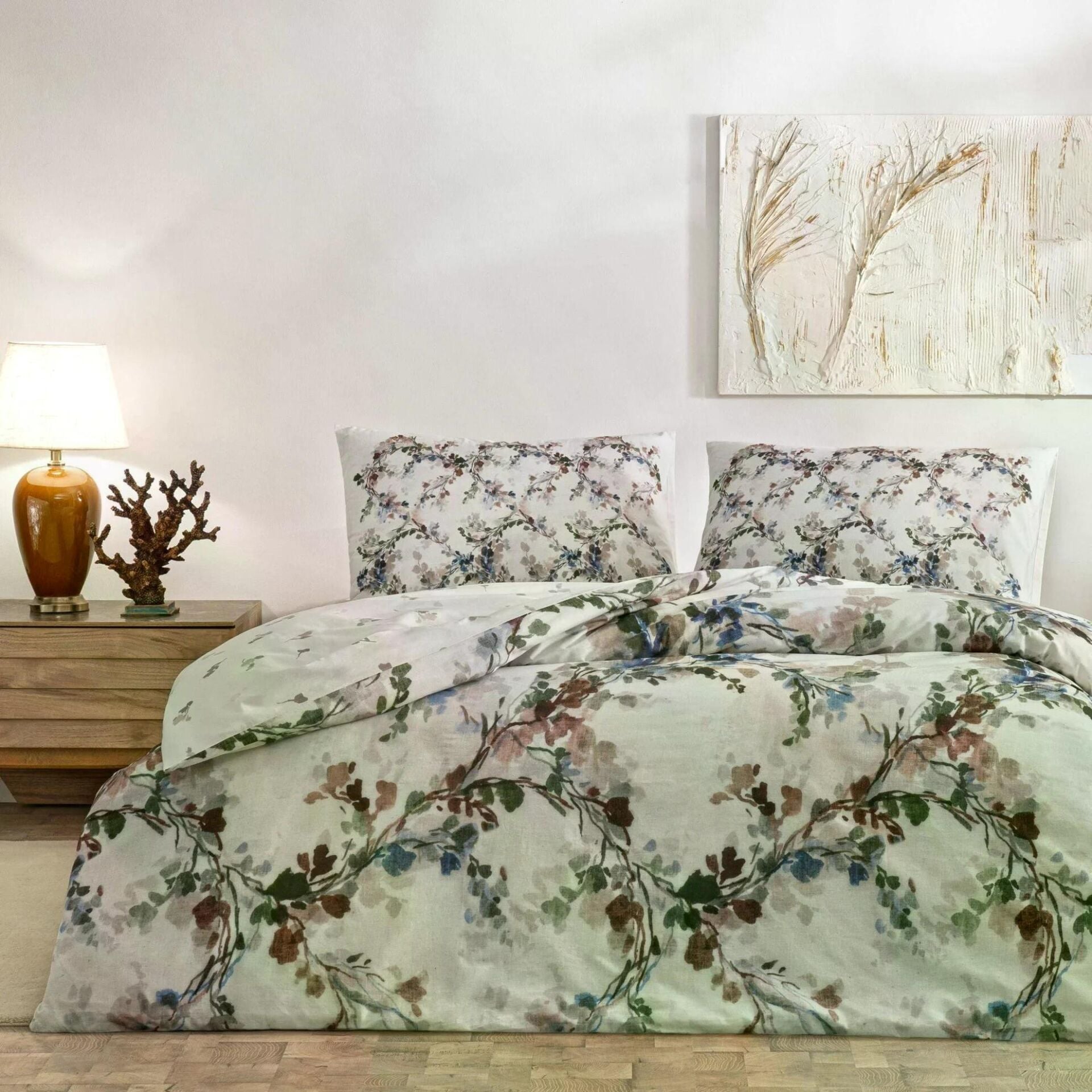 Taç 3464 Çift Kişilik Nevresim Takımı Dalıla Krem