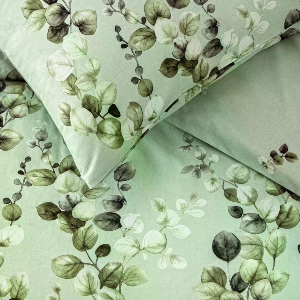 Taç 3464 Çift Kişilik Nevresim Takımı Leıfyeşil