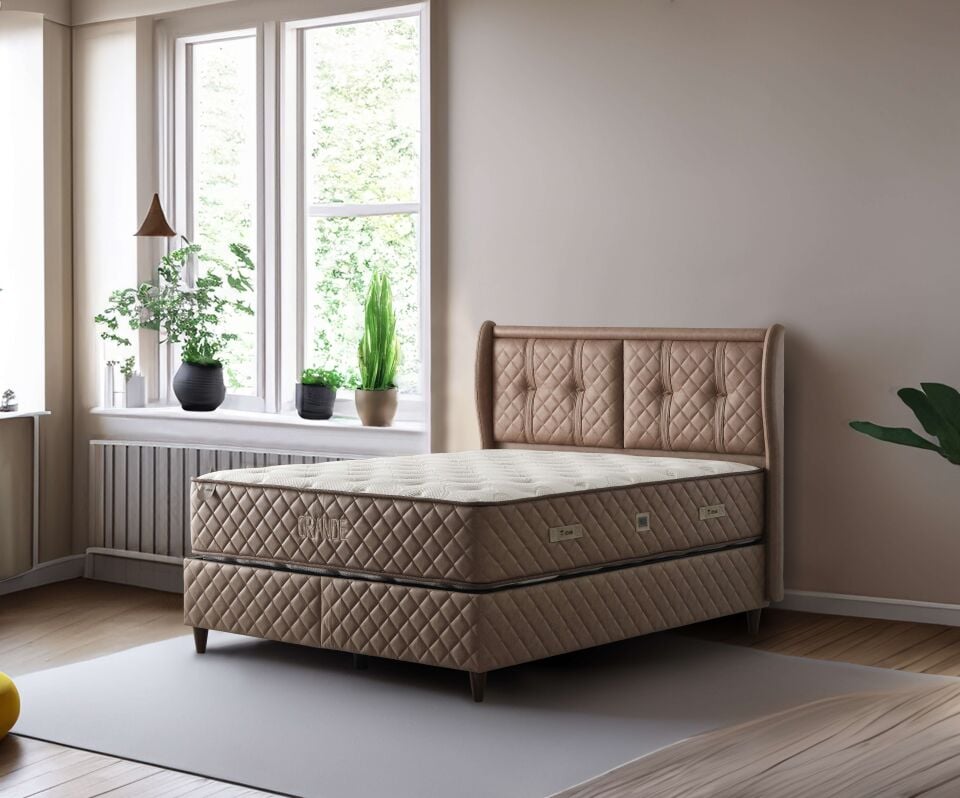 DÖŞEK GRANDE 140*190 BAZA SET