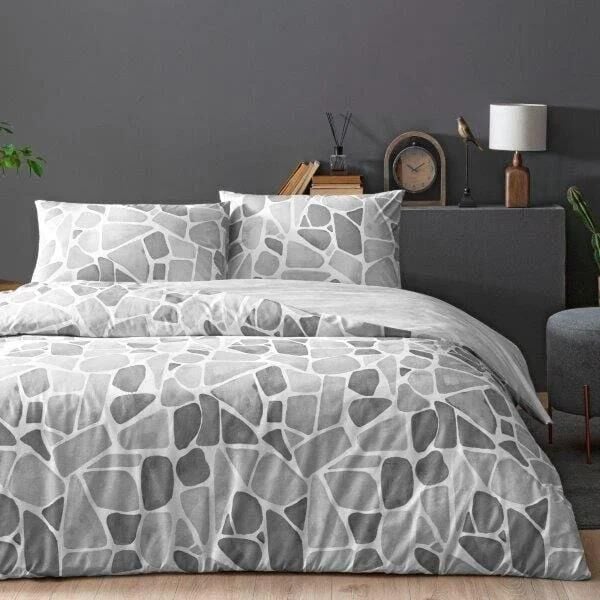 Taç 3518 Çift Kişilik Nevresim Takımı Alvy Gri