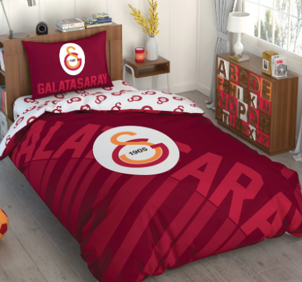 Taç 4808 Lisanslı Nevresim Takımı Gs Kırmızı Logo