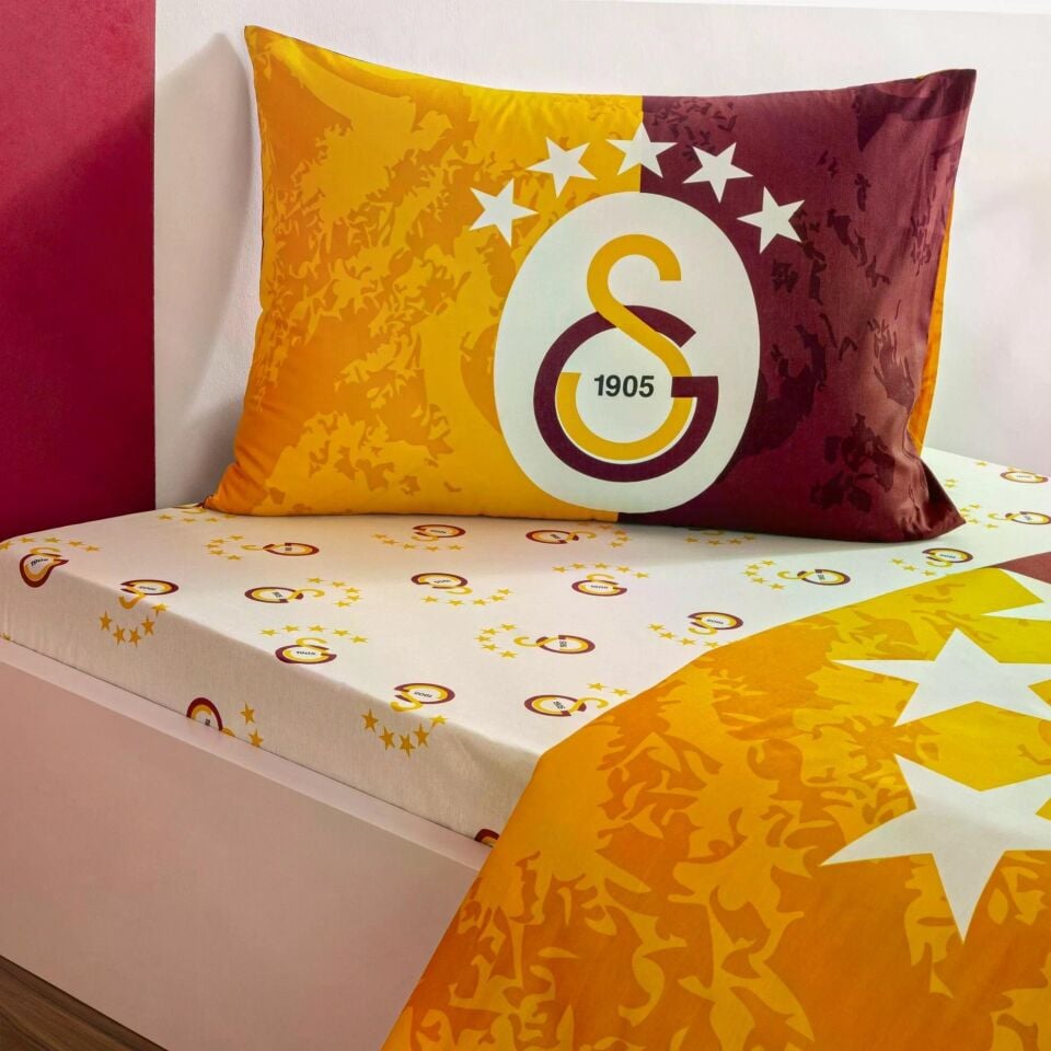 Taç 4808 Lisanslı Nevresim Takımı Galatasaray 5 Yıldız