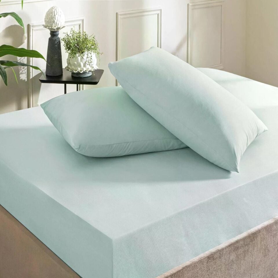 Taç 4643 Color Dreams Fitted Çarşaf Set Mavi 120*200