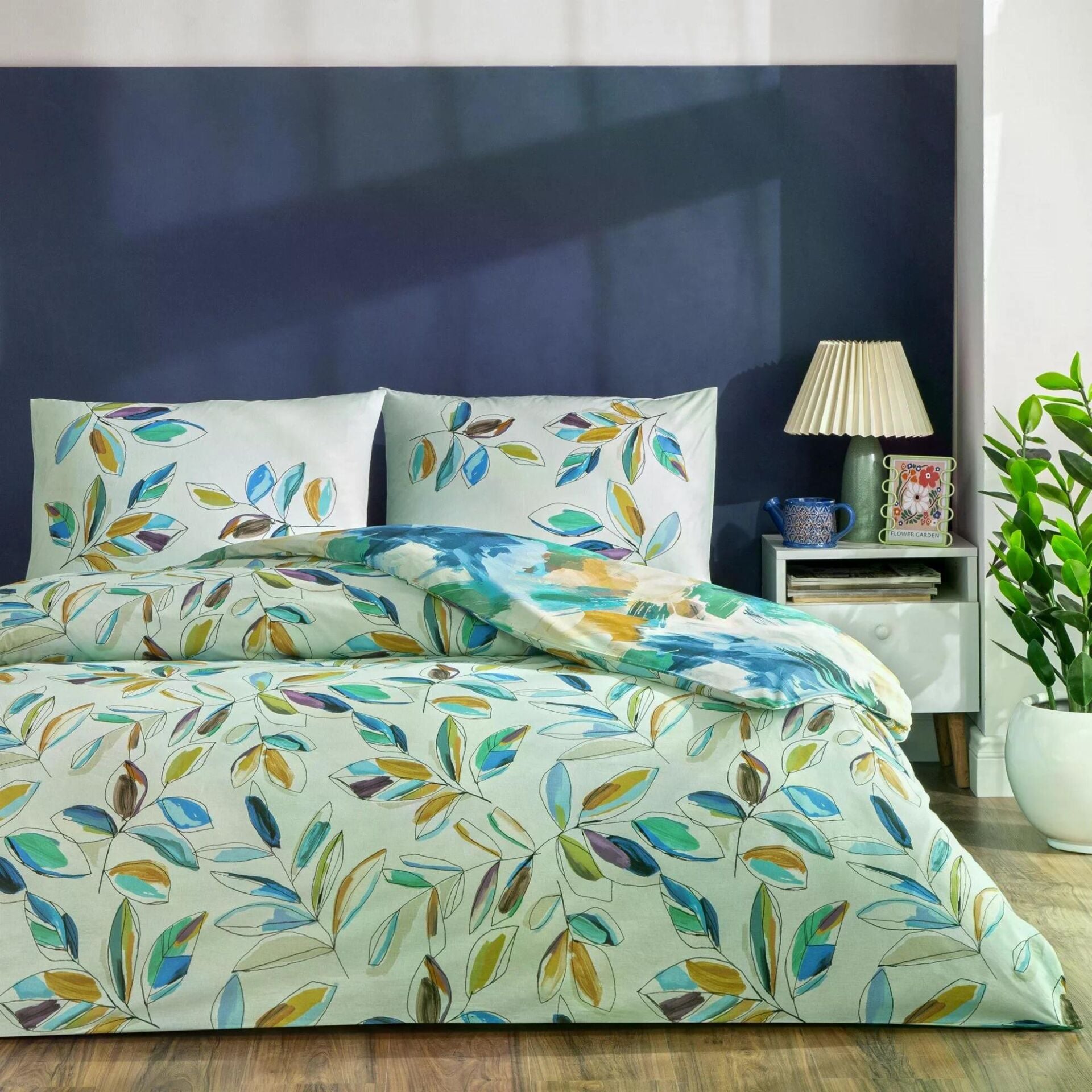 Taç 3518 Çift Kişilik Nevresim Takımı Lıora Turkuaz