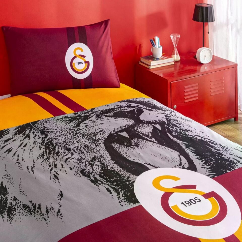 Taç 4808 Lisanslı Nevresim Takımı Gs Şampiyon Aslan