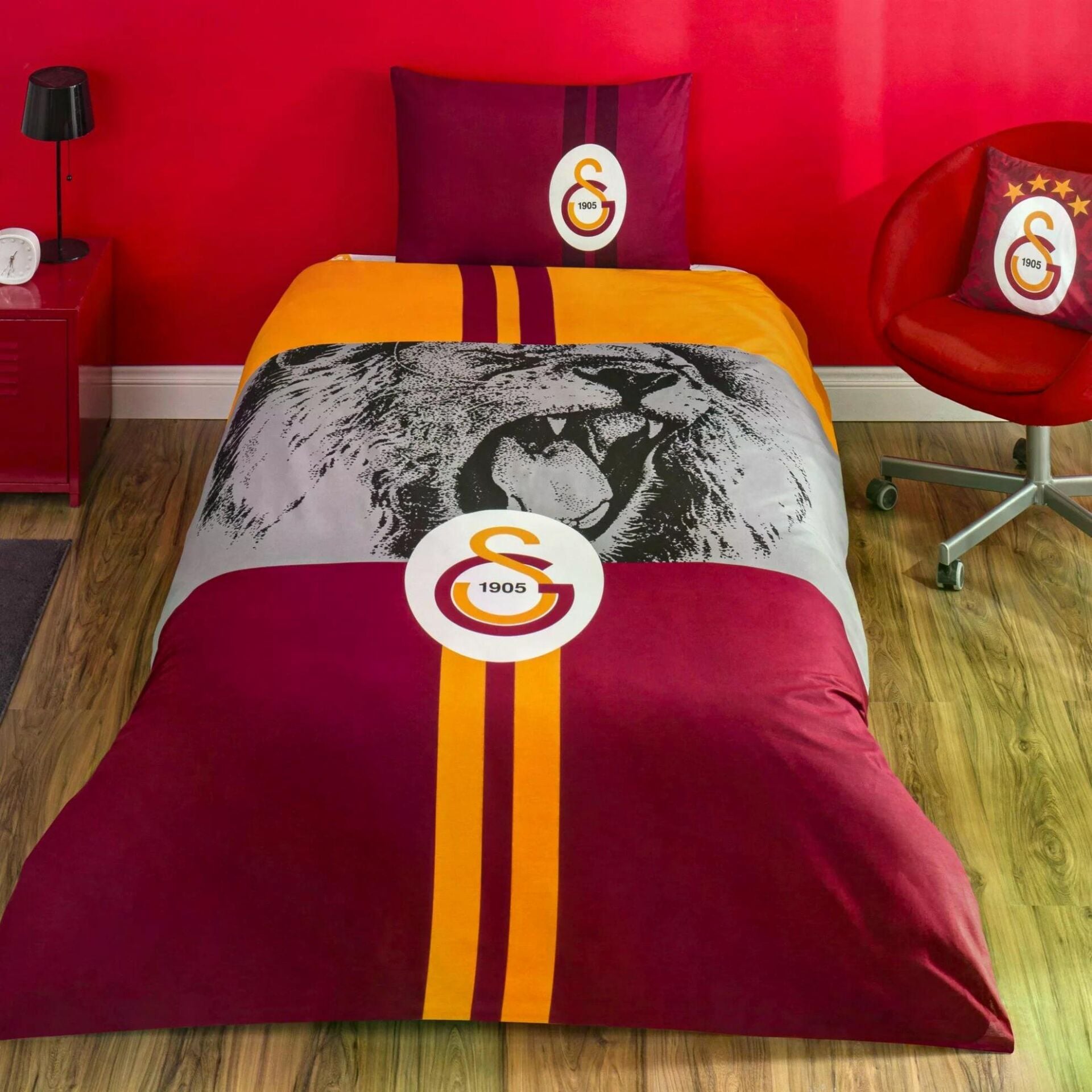 Taç 4808 Lisanslı Nevresim Takımı Gs Şampiyon Aslan