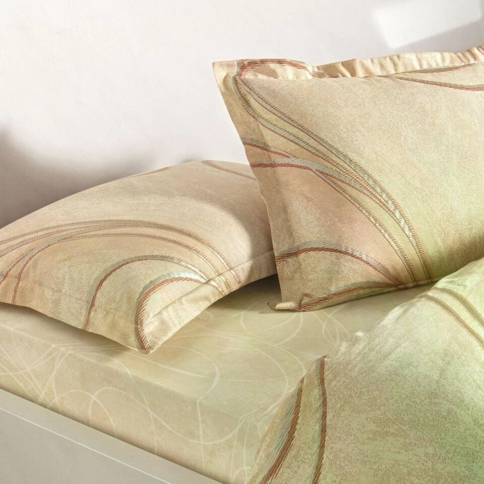 Taç 3254 Saten Çift Kişilik Nevresim Takımı Elısandra Bakır