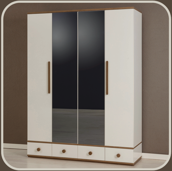 KZN BOHEM KM.24.104 4 KAPILI 2 AYNALI DOLAP