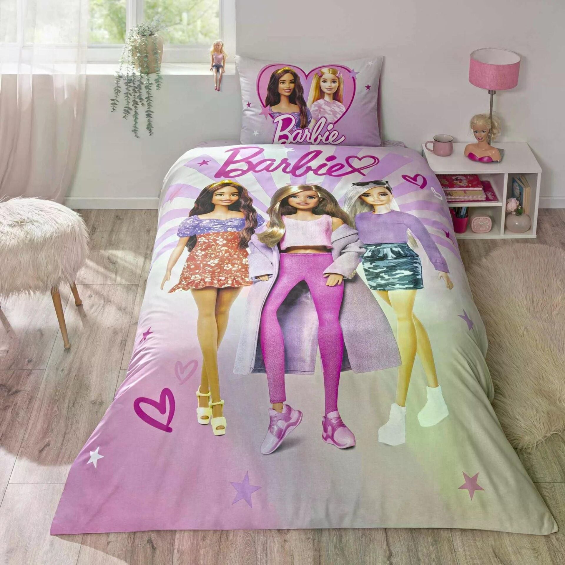 Taç 3607 Lisanslı Nevresim Takımı Barbıe Shıne