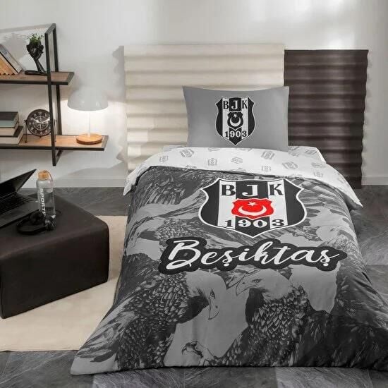 Taç 4808 Lisanslı Nevresim Takımı Beşiktaş Kartal