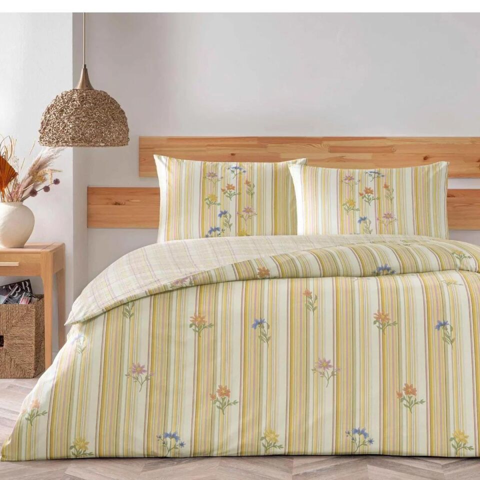 Taç 3464 Carlıse Çift Kişilik Nevresim Takımı Turuncu