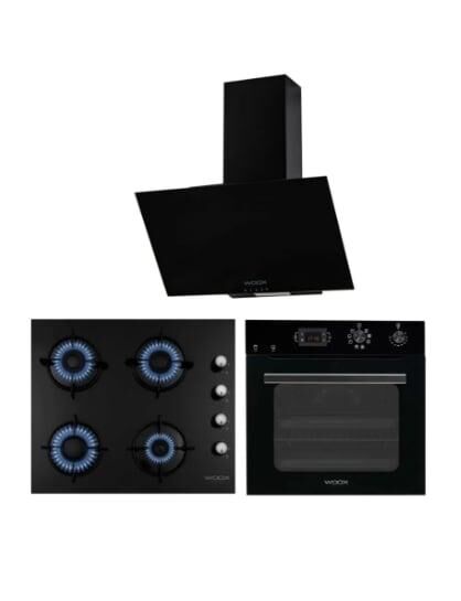 WOOX Bİ TURBO BLACK ANKASTRE SET (MF7030-MF1531-MF600)
