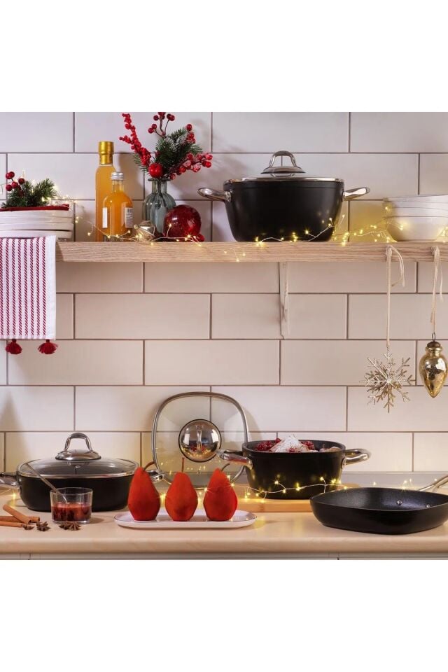 Schafer Gastronomie Master Tencere Seti İnd.-7 Prç-Siyah