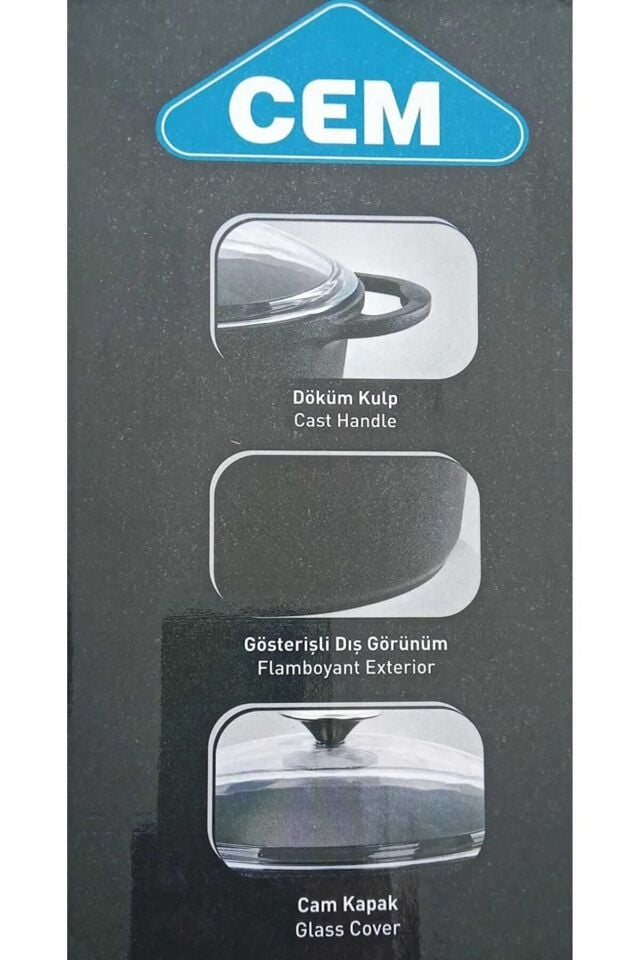 Cem Premıum Döküm Derin Tencere 20 Cm