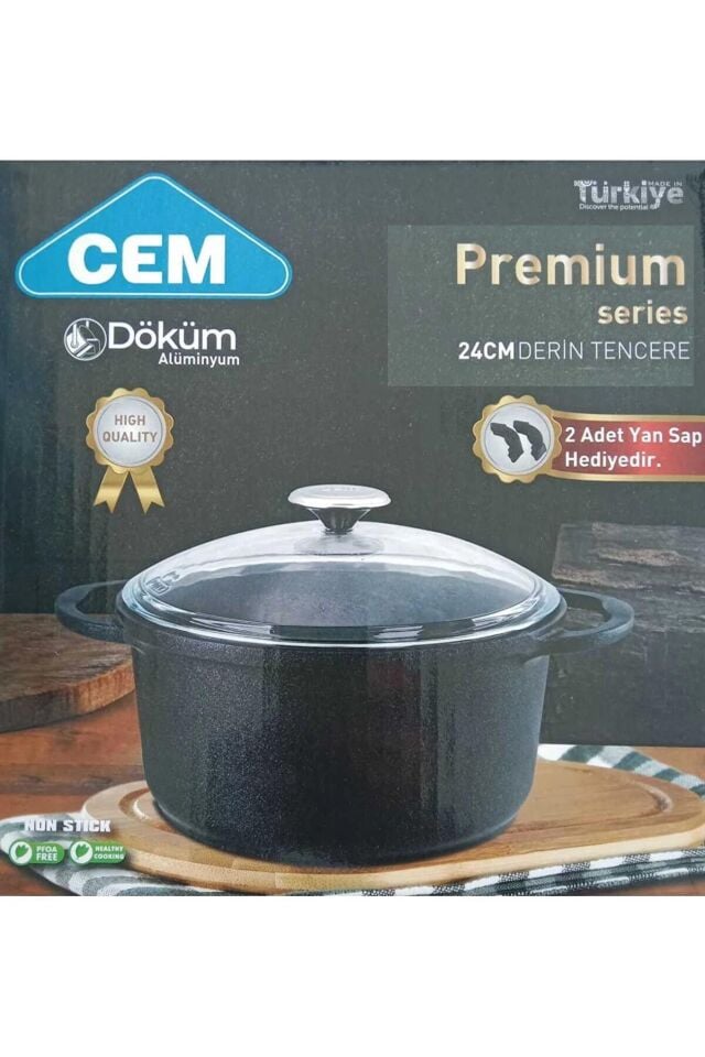 Cem Premıum Döküm Derin Tencere 20 Cm