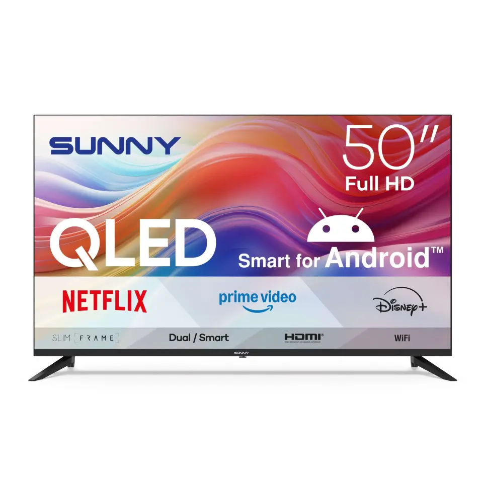 SUNNY 50'' FRLS FHD PERLA ANDROID SMART QLED TV-SN50QFPRL-A14S