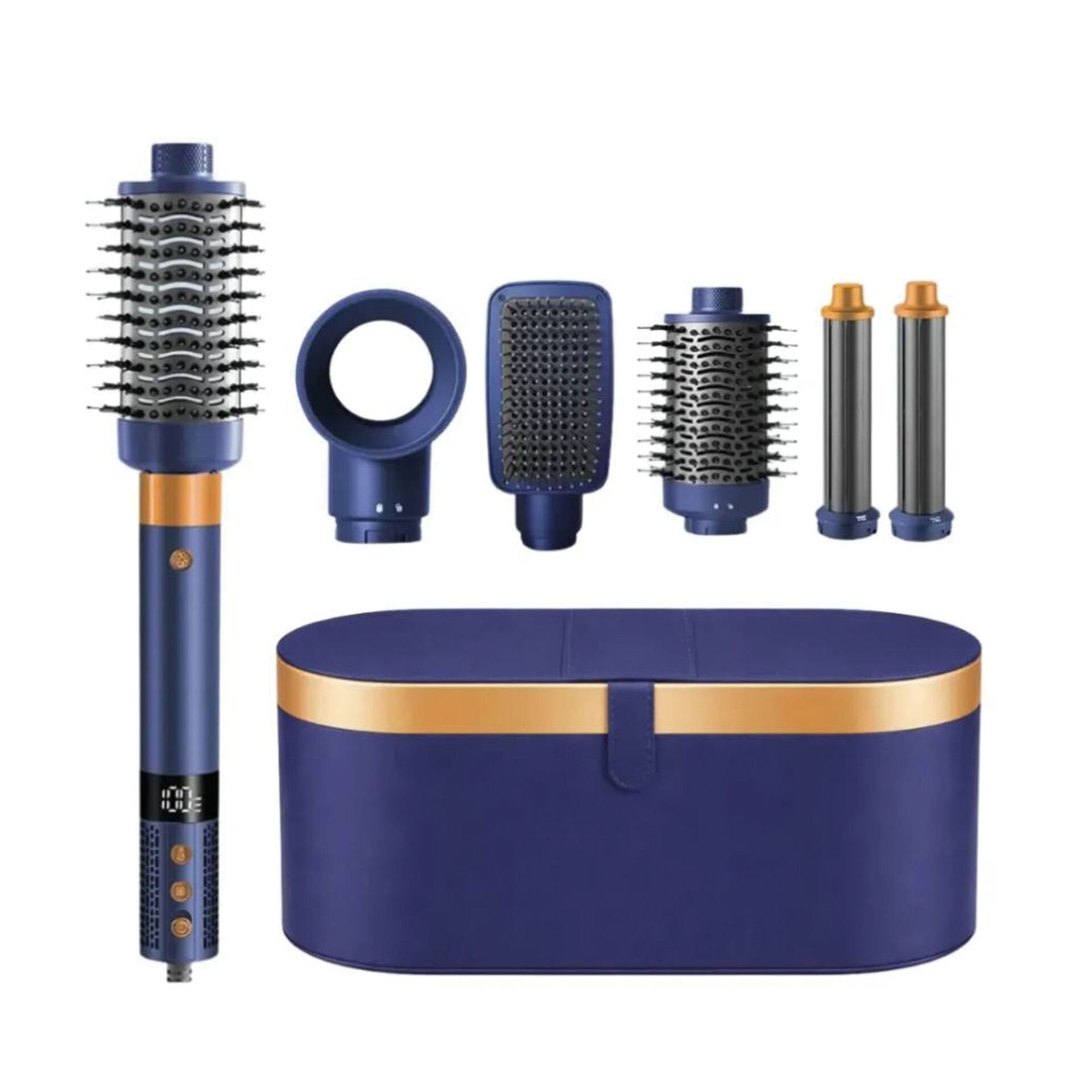 LEXICAL LAS-5255-6 SAÇ ŞEKİLLENDİRME SETİ 1600W BLUE