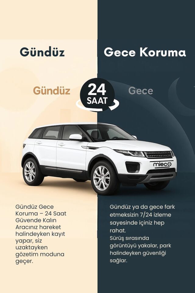 MİECO G4 ÖN+ARKA SİM KARTLI ARAÇ KAMERASI