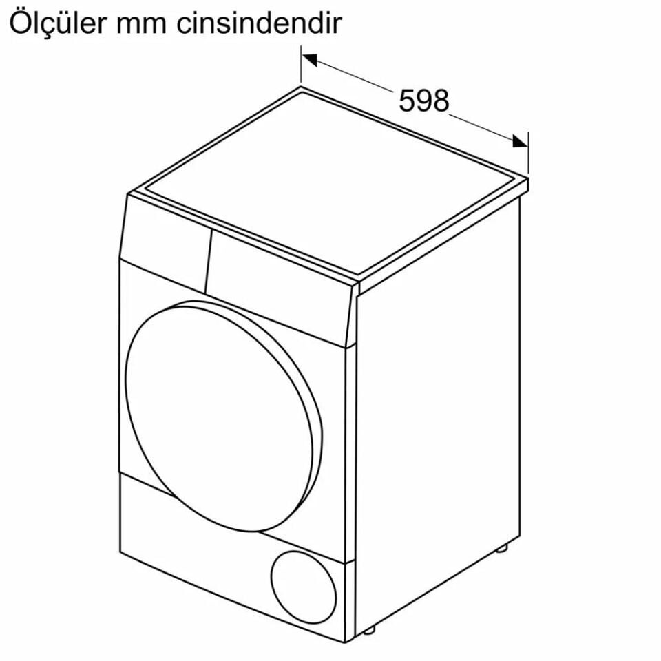 PROFİLO KM0961CKTR 9KG WIFI BUHAR DESTEKLİ ISI POMPALI KURUTMA MAKİNESİ