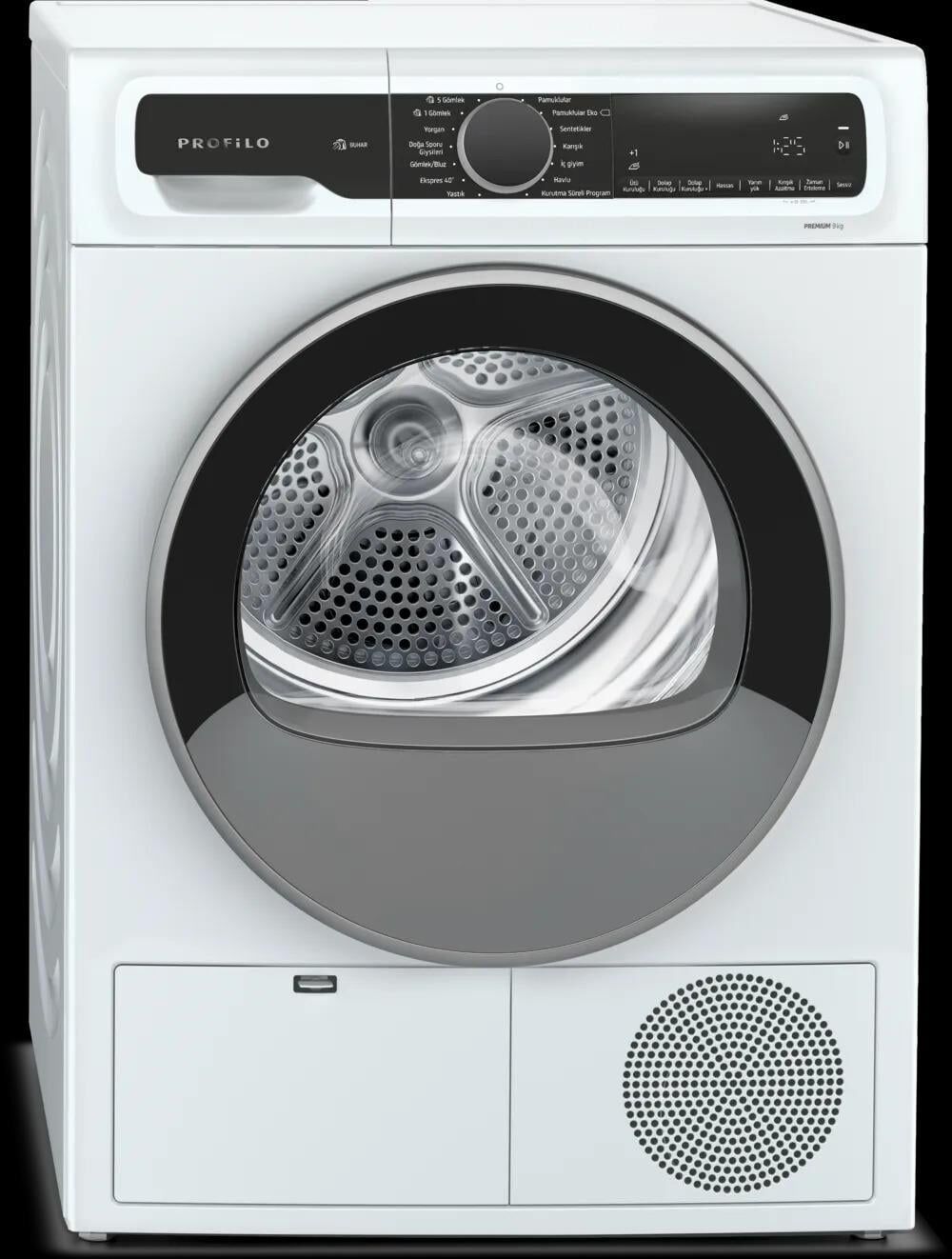 PROFİLO KM0961CKTR 9KG WIFI BUHAR DESTEKLİ ISI POMPALI KURUTMA MAKİNESİ