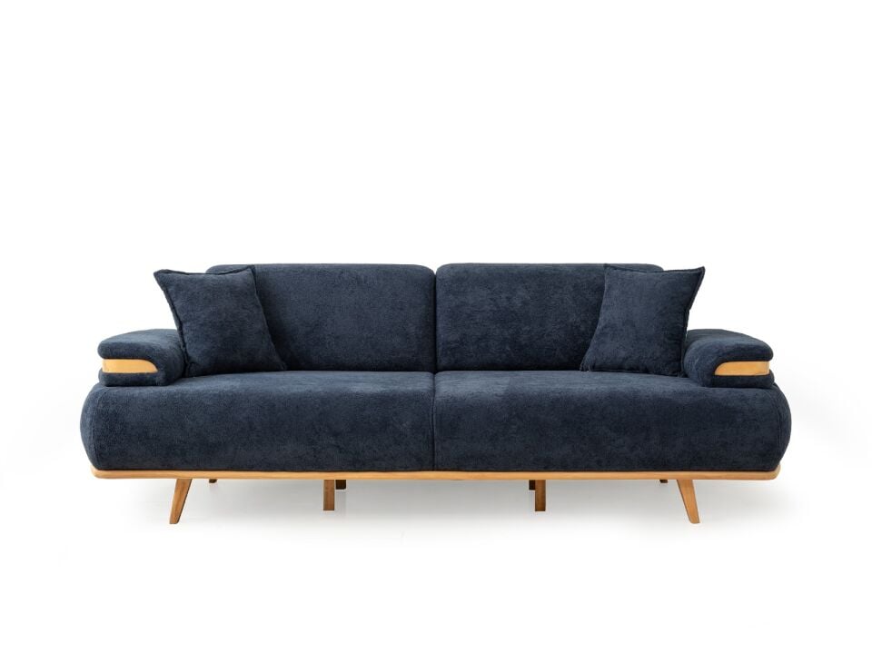 MUGA RÜYA 3+3+1 KOLTUK TAKIMI(3LU VE TEKLİ BONITA 12 GRİ+3LÜ BONITA 20 LACİVERT)