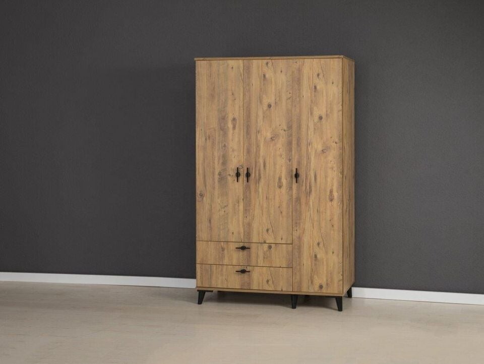 KZN LALE KM.25.351 3 KAPAKLI GARDIROP-ATLANTİK ÇAM