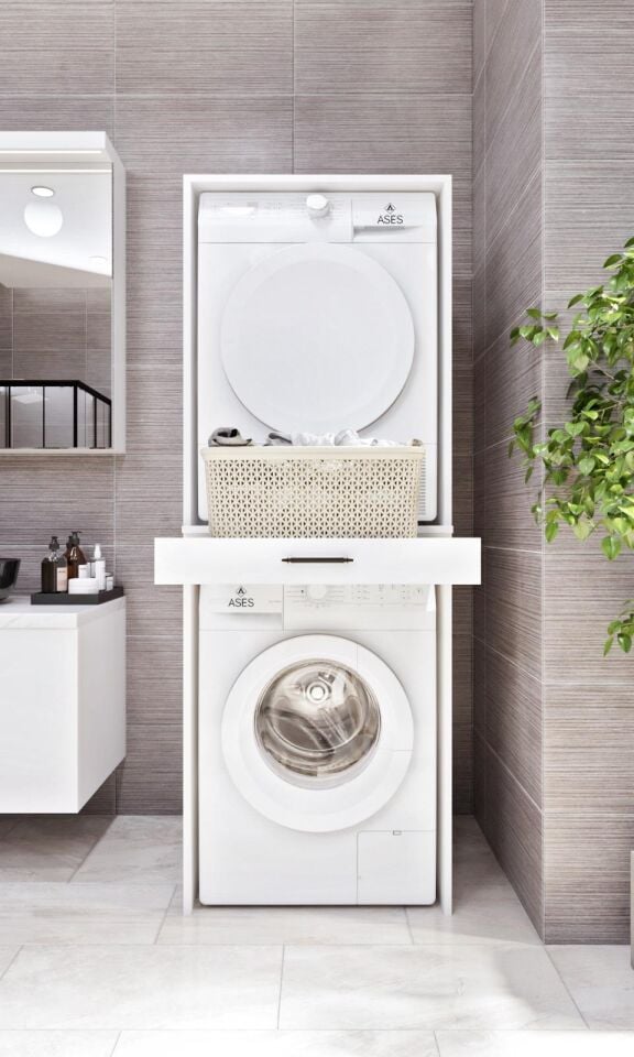 ASES ESL 0237 ÇAMAŞIR+KURUTMA DOLABI