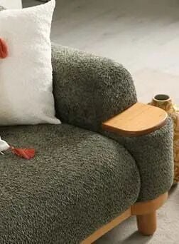 İPEĞİM BOHEM 3+3+1 KOLTUK TAKIMI(3LÜ VE TEKLİ PANDORA 10 YEŞİL+3LÜ PANDORA 21 KREM)