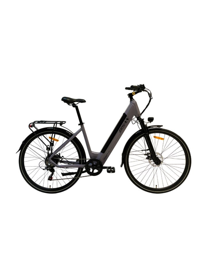 BİSAN MOON S-26 47CM 700C ELEKTRİKLİ BİSİKLET-METALİK GRİ/SİYAH