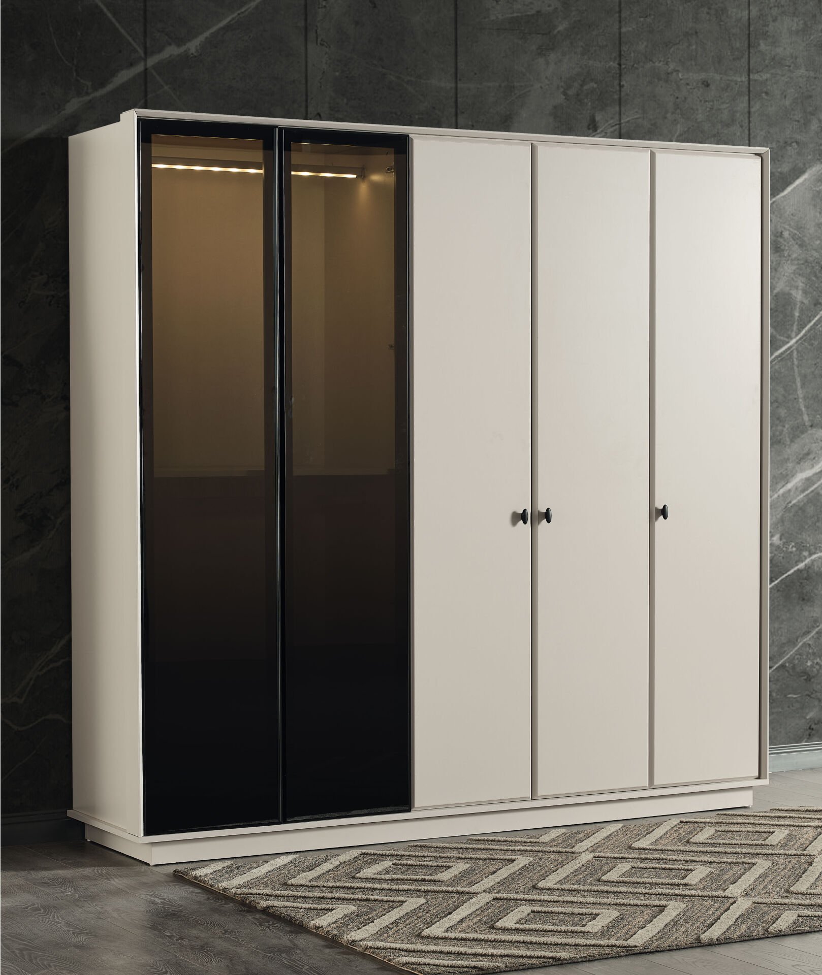 CAPİLON NATURA 6 KAPILI DOLAP