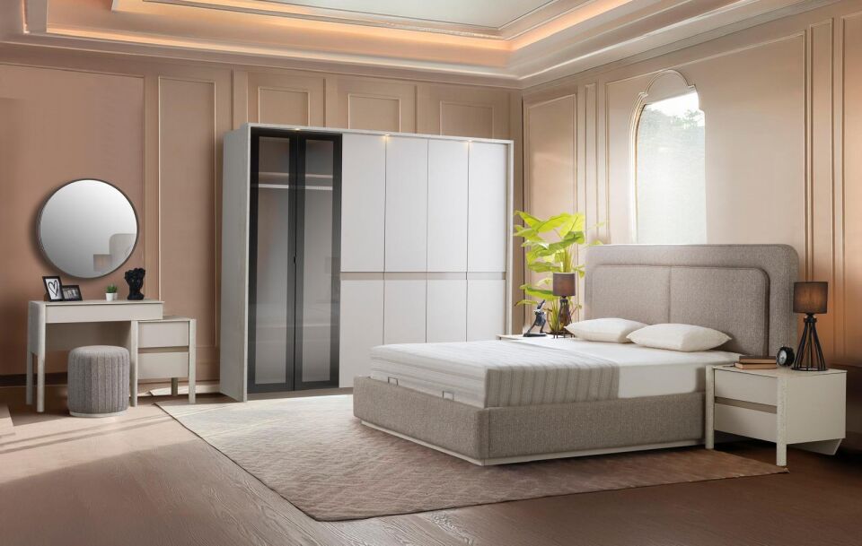 ARNO HİSAR 160*200 BAZALI KARYOLA(BAŞLIK DAHİL)