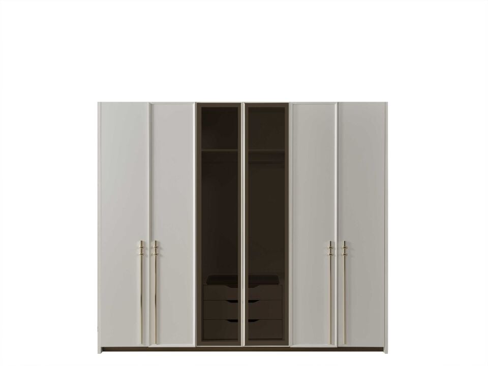 BİGE ZENİT 6 KAPILI DOLAP