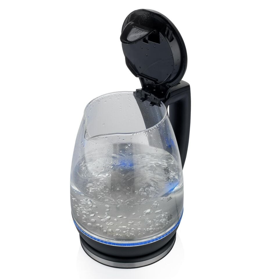 Schafer Drop Cam Su Isıtıcı (Kettle) - Siyah