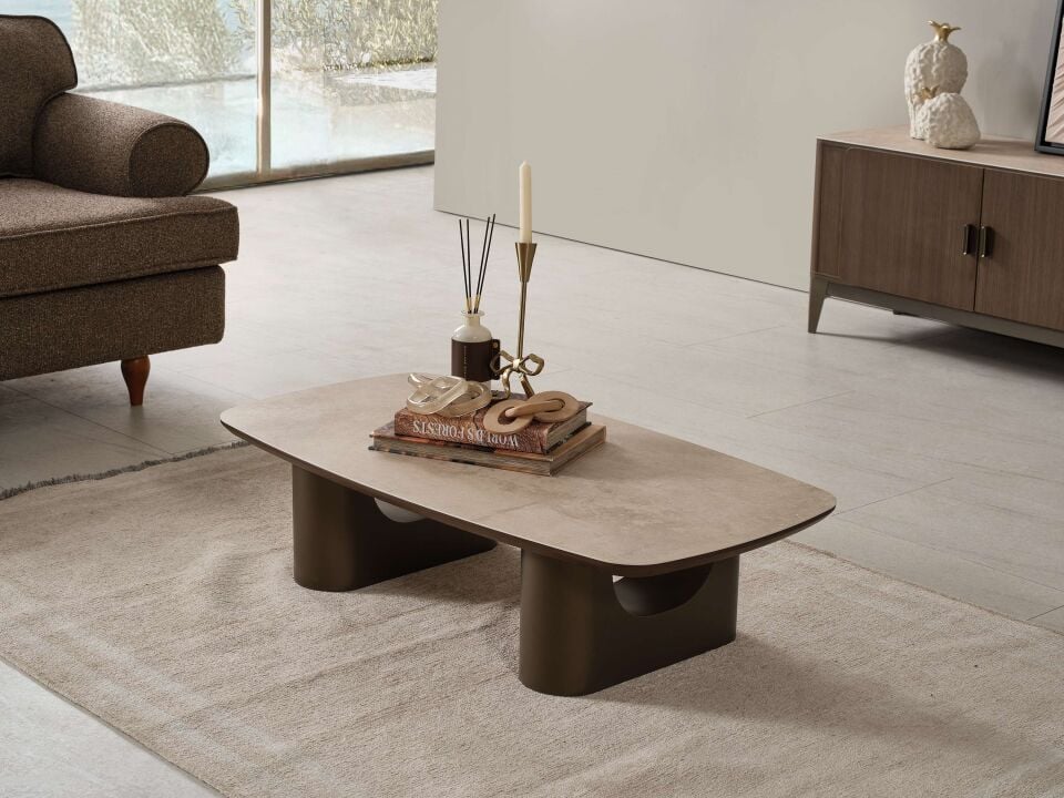 BİGE AURA CEVİZ ORTA SEHPA