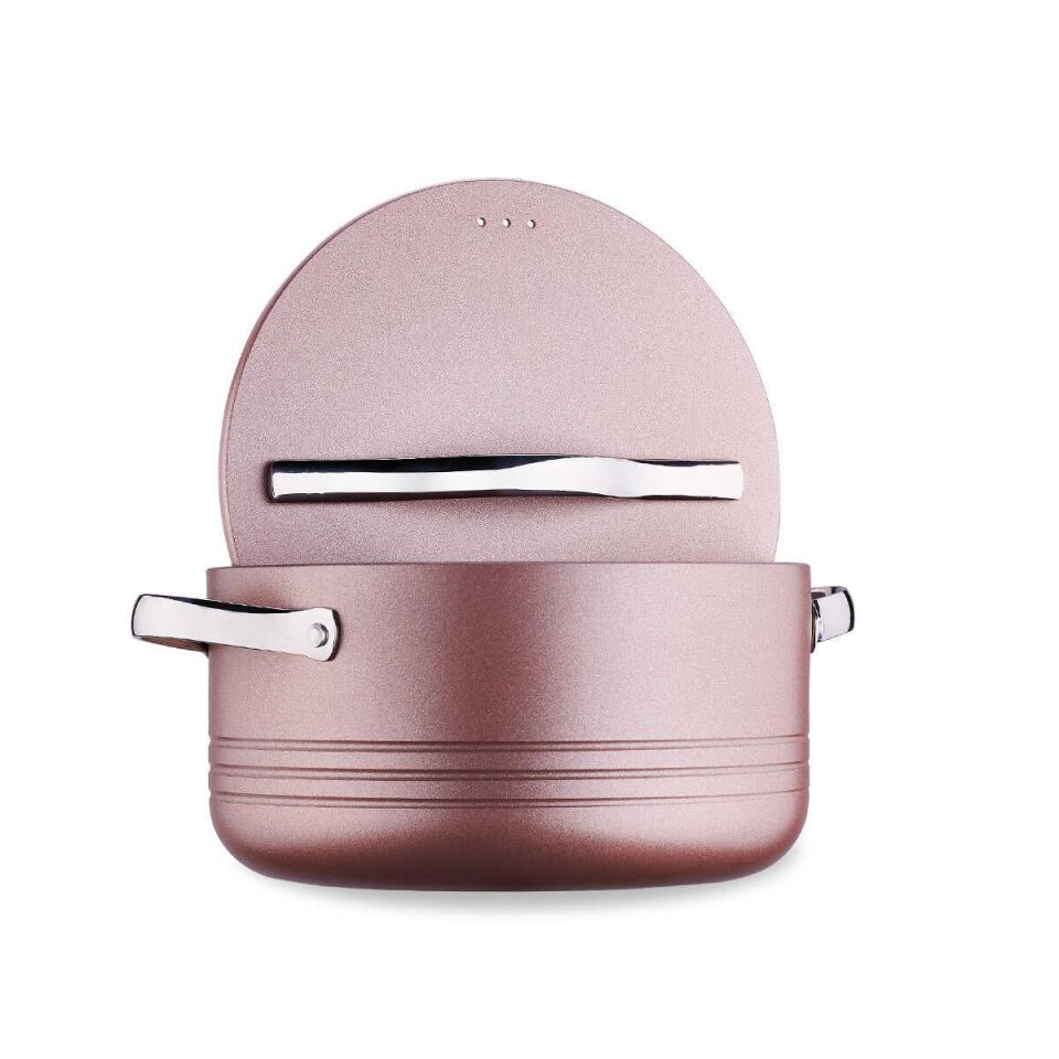 Korkmaz A2620 Linea Plus 7 Parça Tencere Seti - Rosegold