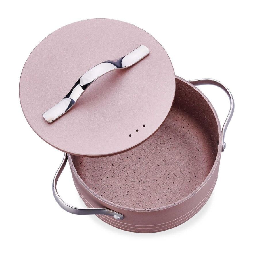 Korkmaz A2620 Linea Plus 7 Parça Tencere Seti - Rosegold