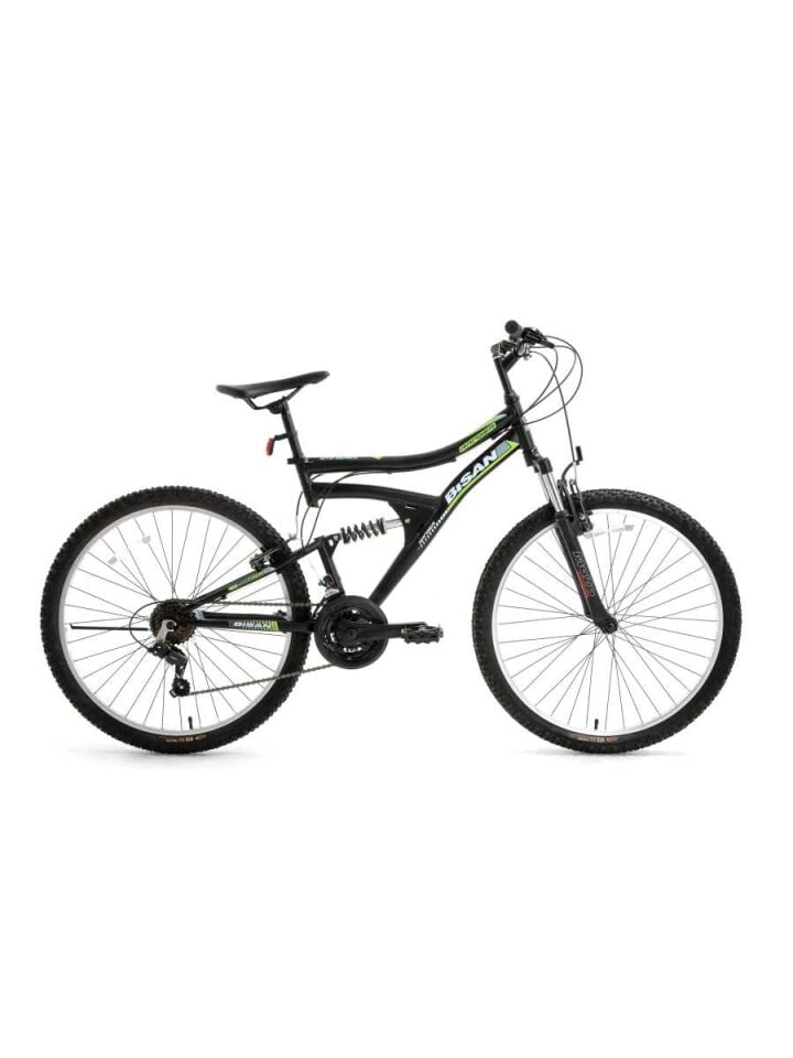 BİSAN RANGER-25 24 JANT BİSİKLET-MAT SİYAH/YEŞİL