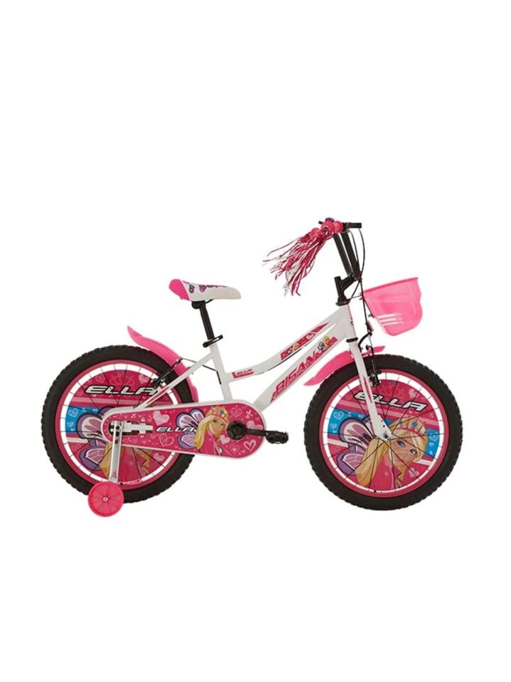 BİSAN ELLA 20''-25 20 JANT BİSİKLET-BEYAZ/PEMBE