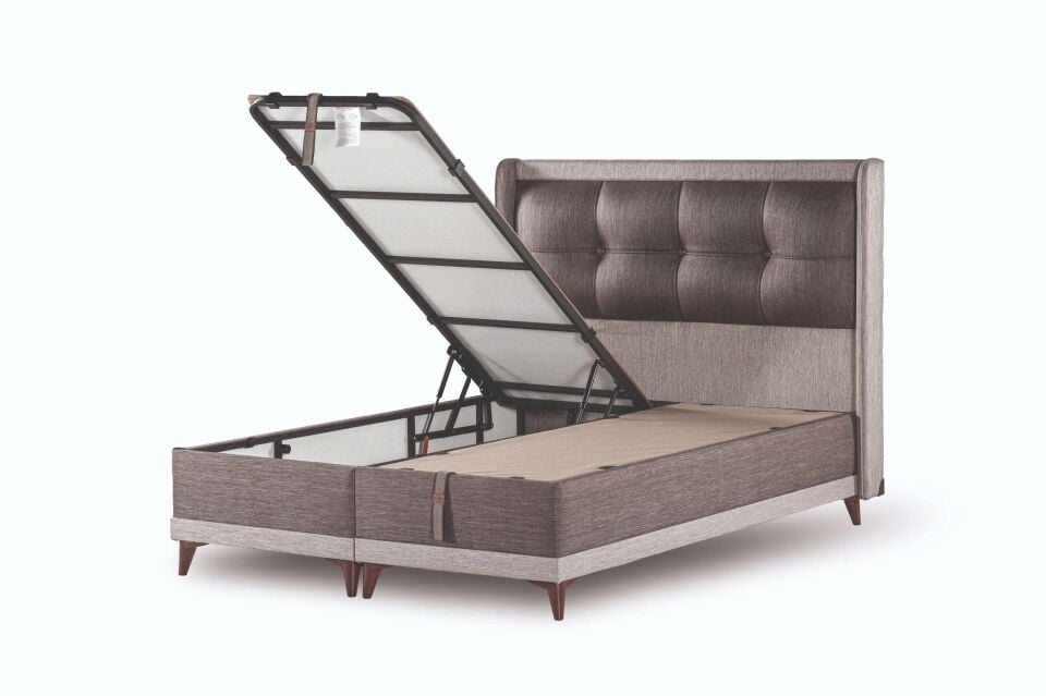 DÖŞEK SEUL 120*200 BAZA SET-KAHVE