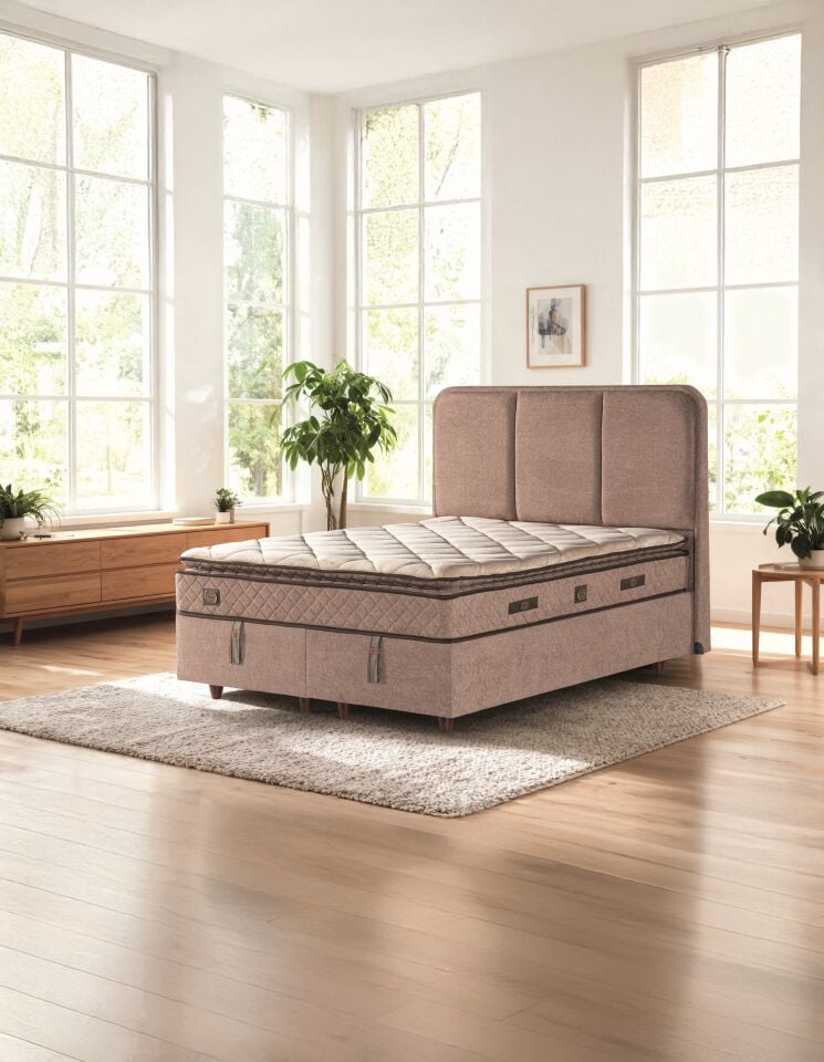 DÖŞEK BROWN 160*200 BAZA SET