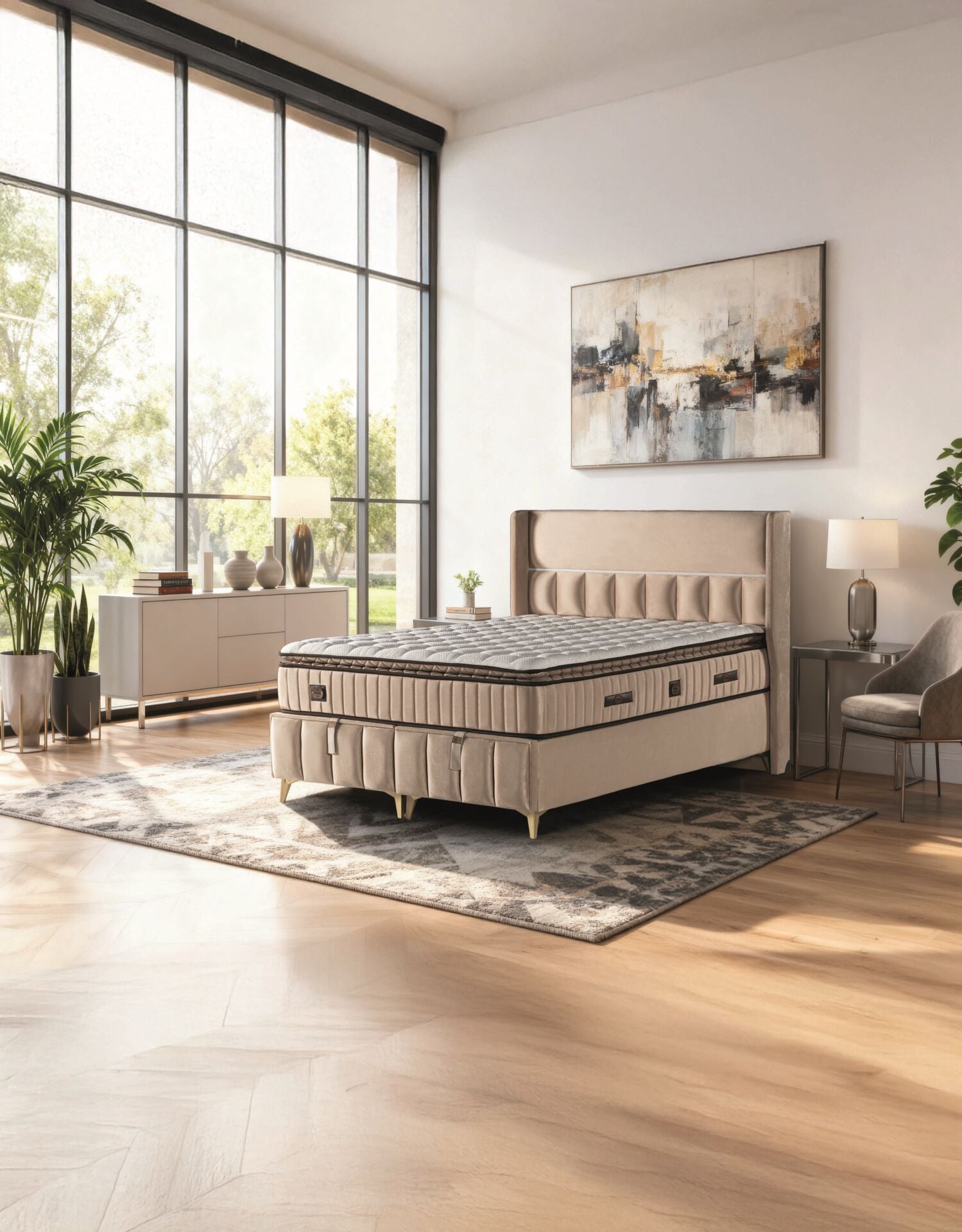 DÖŞEK SCARLET 150*200 BAZA SET