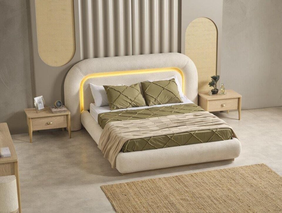 BİGE HERA 160'LIK KARYOLA(BAŞLIK DAHİL)