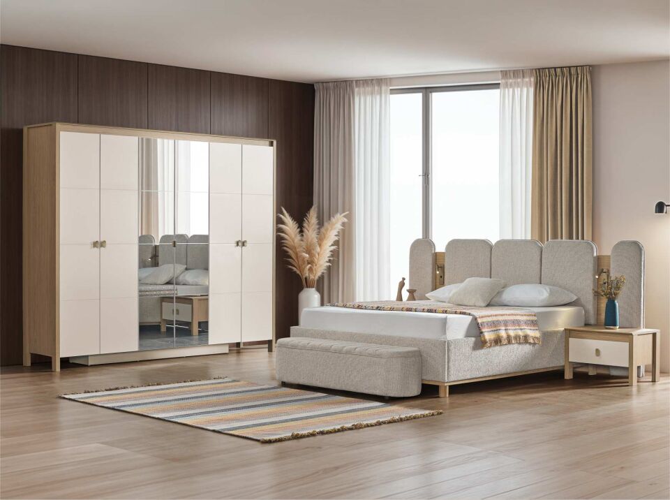 CAPİLON HERMES YATAK ODASI TAKIMI-KARYOLALI